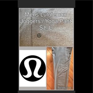 Mens Lululemon joggers.